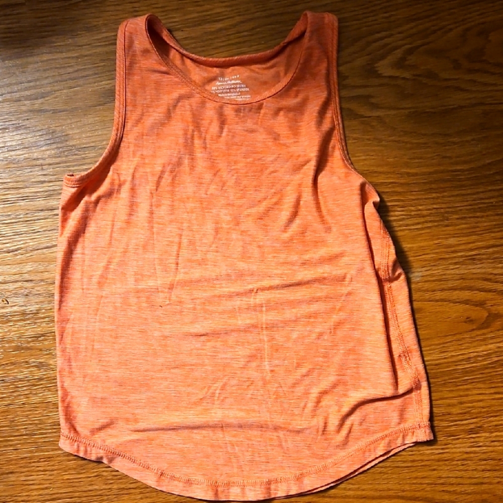 Hannag Andersson Orange Sleeveless Girl's Top